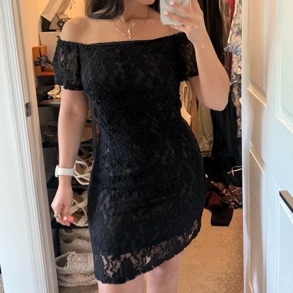 bebe | Dresses | Bebe Elegant Black Lace Offshoulder Dress | Poshmark bebe | Dresses | Bebe Elegant Black Lace Offshoulder Dress | Poshmark